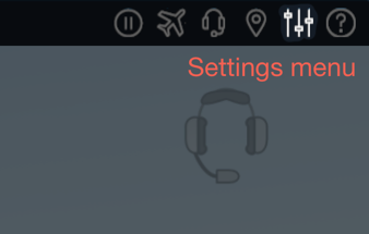 xp11 settings menu