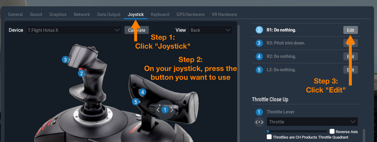 x plane 11 joystick